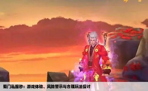 蜀门私服秒：游戏体验、风险警示与合理玩法探讨